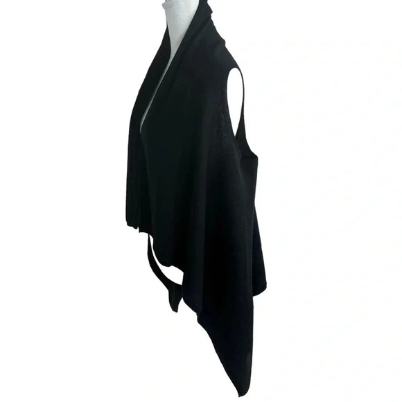 JOIE Black Sleeveless Cardigan - Wool Cashmere - Size Small - Picture 11 of 11